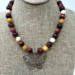 😍FALL/25😊 Mookaite Butterfly Pendant
